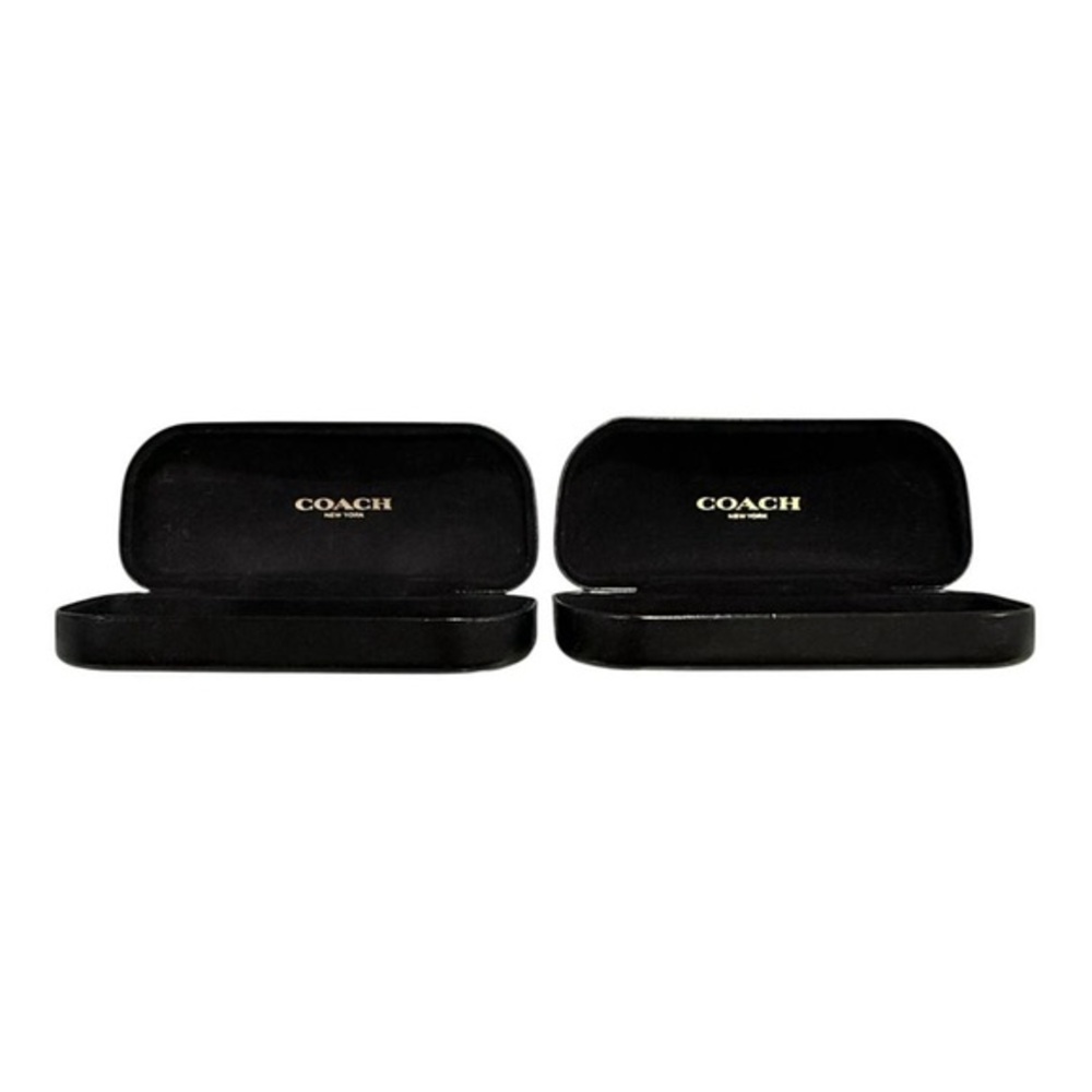Coach Hard Shell Eyeglass Cases Lot of 2 Sunglasses Storage Box Authentic - Picture 6 of 12